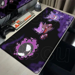 Nouveau tapis de souris de jeu Gengar Pokémon 2026, grand tapis de bureau anime cool, tapis de clavier antidérapant en caoutchouc, tapis de souris de sport électronique rapide