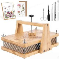 Handmade Wooden Flower Press Kit Detachable Design Dry Plant Specimen Presser DIY Handcraft Accessory