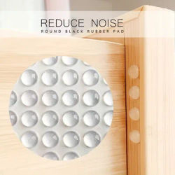 100 Pcs Transparent Self-Adhesive Furniture Pads, Silent Anti-Collision Cushions, Wear-Resistant Non-Slip Shock-Absorbing Spacer