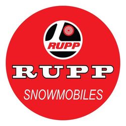 PERGL Rupp Snowmobiles 36-Inch Metal Sign