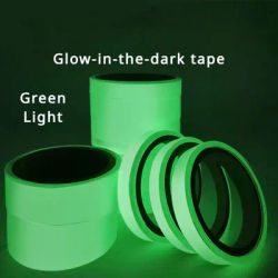 Autocollants phosphorescents, marqueurs adhésifs de sécurité pour sorties de secours, ruban de sécurité résistant à l'usure, ruban fluorescent vert, vert fluorescent
