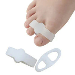 2Pcs Foot Pain Relief Gel Pillow Hallux Valgus Pro Toe Separators Alignment Silicone Insoles Bunion