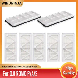 HEPA Filter For DJI For ROMO P S A Vacuum Robotic Reusable Filter Efficient Sweeper Attachment Washable Filter Replacement Parts