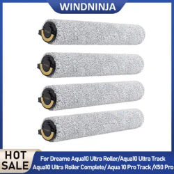Replacement Parts Roller Mop Drum Brush for Dreame Aqua10 Ultra Roller, Aqua10 Pro Track/Ultra, X50Pro Robot Vacuum Cleaner