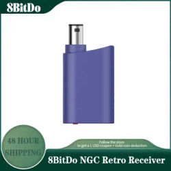 8BitDo NGC Retro Recelver Wireless Bluetooth Adapter Dongle for Nintendo GameCube Wii for Windows 10/11 Game Accessories