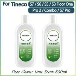 For Tineco FLOOR ONE S3/ S5/Pro2/Combo/S7Pro All Series Cleaning Solution Robot Vacuum Floor Cleaner Lime Scent 500ml
