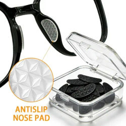 Anti-fall Silicone Eyeglass Nose Cushion Stickers with Lizard Texture, Non-slip Nose Bridge Pads for All Kinds of Sunglasses Eye