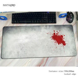 Tapis de souris sanglant gamer magnifique tapis de souris 70x30 cm tapis de bureau en caoutchouc dessin animé accessoires de jeu tapis de clavier pc surdimensionné