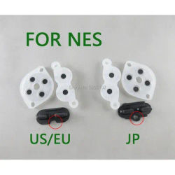 Remplacement pour AnjUS/EU JP Nintendo No.icom, adhésif conducteur, conduction, caoutchouc conducteur, A, B, bouton D Pad pour AnjDavid, 5 ensembles