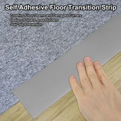 Bande de Transition de sol 1m/2m, diviseur plat auto-adhésif en stratifié pour une jonction des espaces de sol, portes, couverture de tapis, carreaux de sol