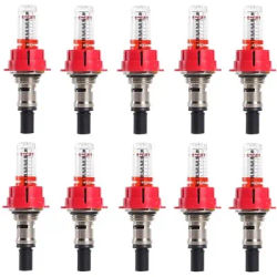 A76X-For Underfloor Heating System 10 Pcs Manifold Flow Meter,Visual Flow Monitor Regulator(1/2)