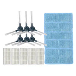 HEPA Filter Side Brush Mop Cloth For Midea VCR01 VCR12 Robotic Vacuum Cleaner Accessories Parts