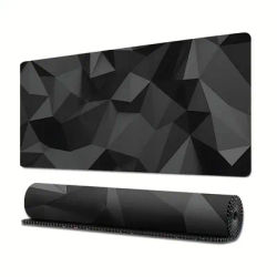 Grand tapis de souris géométrique 900x400x3MM, tapis de bureau, pour ordinateur portable, écriture, dessin, accessoires de bureau, antidérapant, en caoutchouc