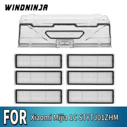 Dust Box For Xiaomi MI Robot Mijia 1C STYTJ01ZHM Vacuum Sweeping Robot Garbage Box Dust Collection Box And Hepa Filter Part