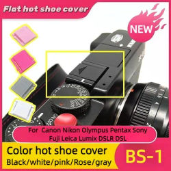 Camera Flash Hot Shoe Protection Cover Accessoires universels BS-1 pour IL Nikon Olympus Pentax Sony Fuji Leica Lumix DSLR SLR