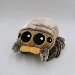 Stuffed Soft Animals Plushies Spider Toy Black Little Lucas Simulated Pillow Doll Anime Game Room Pillow Decora Kid Gift 10Pcs