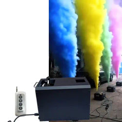 Super Powerful DMX Remote Control SPRAY Color Fog Smoke Machine for Gender Reveal Stage Wedding Baby Shower Party