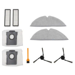 Replacement Accessories Kit For Dreame D20 For Pro For Plus Robot Vacuum With Side Brushes Mop Cloths Filters Dust Bags Cleaning