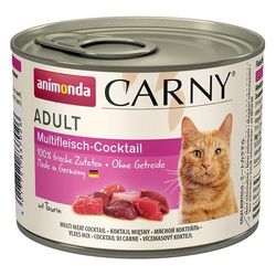 6x200g Meat Saucer Animonda Carny Wet Cat Food