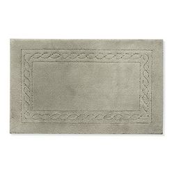 Egyptian Cotton Skid-resistant Bath Rug - White, 21" x 34" - Frontgate