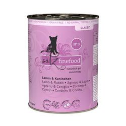 6x400g Lamb & Rabbit Catz Finefood Wet Cat Food