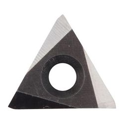 Brownells High-Speed Steel Insert - 0 Degree Relief, Thickness: .125", Shape: Triangle