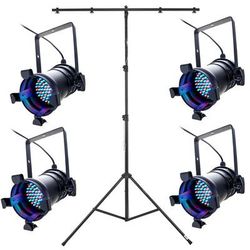 Stairville LED PAR 36 Bundle schwarz