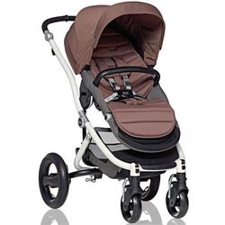 Britax Affinity Complete Stroller, White - Fossil Brown