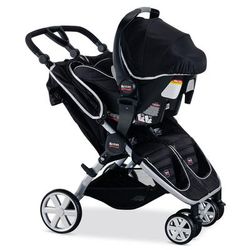 Britax B-Agile Double Stroller Travel System - Black