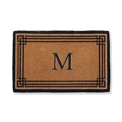 Windsor Monogrammed Coco Door Mat - 36" x 72", Q - Frontgate