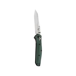Benchmade 940 Blue Class Folding Knife Plain Edge Satin Blade 940