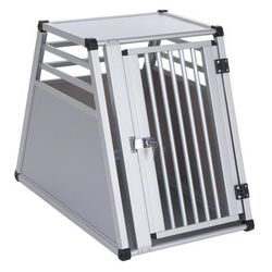 Gabbia per cani AluRide - Tg. S: L 50 x P 82 x H 65 cm
