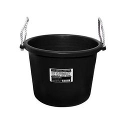 Tuff Stuff Muck Bucket 70 Quart Black Buckets, Baskets, & Scoops