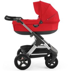 Stokke Trailz Stroller & Carrycot - Red
