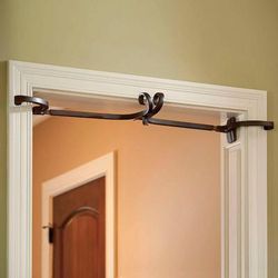 52"- 82" Wide Garland Hanger - Bronze, Double Door Bronze - Frontgate - Holiday Storage