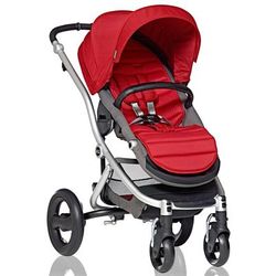 Britax Affinity Complete Stroller, Silver - Red Pepper