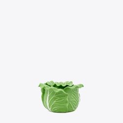 Tory Burch Lettuce Ware Candle Holder, Set Of 2, Green