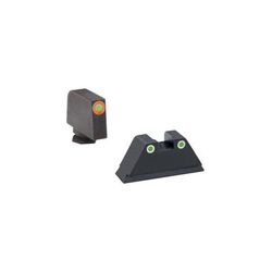 Ameriglo Tritium Front Rear Tall Suppressor Set green orange GL-331