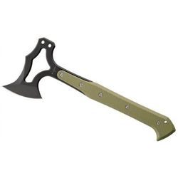 Hogue EX-T01 TomahawkS-7 Black BladeG10 Olive Drab Green ScalesSheath 35778