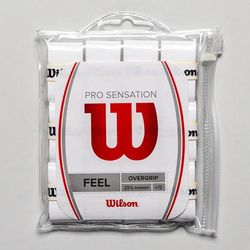 Wilson Pro Overgrip Sensation 12 Pack Tennis Overgrips White