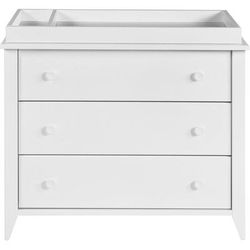 Babyletto Sprout 3-Drawer Changer Dresser w/Removable Changing Tray - White