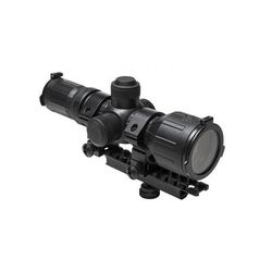 NcSTAR AR Combo/Carry Handle Adapter/3-9X42 Rubber Compact Rifle Scope/Illuminated P4 Sniper Reticle Black KARHSEECR3942R-A