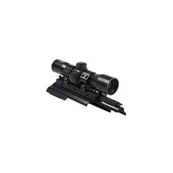 NcSTAR Ak Combo/Tri-Mount/4X30 Compact Scope P4 Sniper Reticle Black KAKSC430B-A