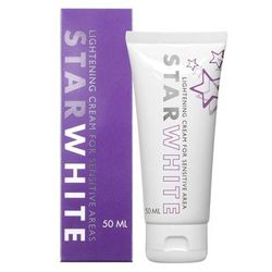 Star White - Crema Schiarente Parti Intime e Sensibili, senza irritazioni - 50ml Facile e discreta da usare