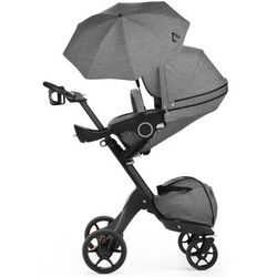 Stokke Xplory Stroller - Black/Black Melange