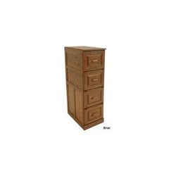 4-Drawer Genuine Oak File