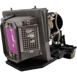 Jaspertronics™ Original 725-10284 Lamp & Housing for Dell Projectors - 1 Year Warranty
