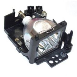 Jaspertronics™ OEM Lamp & Housing for the Hitachi CP-S220A Projector with Philips bulb inside - 240 Day Warranty