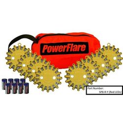 Powerflare 8-Pack PowerFlare Soft Pack Magnetic Green LEDs Olive Drab Green Shell SP8M-G-OD