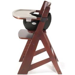 Keekaroo Height Right High Chair & Infant Insert - Mahogany / Black